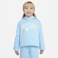Nike Floral Fleece Little детские Graphic Толстовка с капюшоном синий