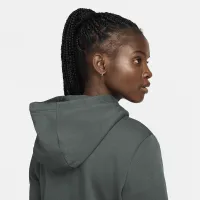 Nike Sportswear Club Fleece жіноча Pullover Толстовка з капюшоном колір зелений