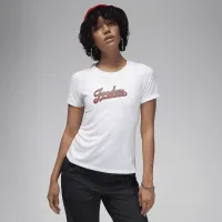 Nike Jordan жіноча Slim футболка колір білий