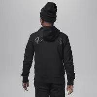 Nike Jordan Paris Saint-Germain Big дитячі Pullover Толстовка з капюшоном колір чорний