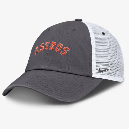 Houston Astros Wordmark Club чоловічі Nike MLB Trucker Adjustable Hat колір сірий