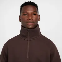 Nike Tech чоловічі Fleece Half-Zip Top колір коричневий