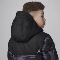 Nike Jordan Big детские Faux Down Куртка цвет серый