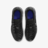 Nike Jr. Tiempo Legend 10 Club Little/Big детские Indoor/Court Low-Top Soccer Кроссовки цвет черный