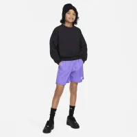 Nike Sportswear Icon Fleece Big дитячі оверсайз світшот колір чорний