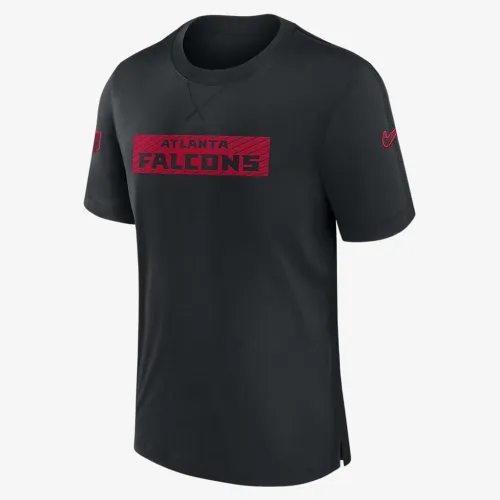 Atlanta Falcons Sideline Player чоловічі Nike Dri-FIT NFL футболка колір чорний