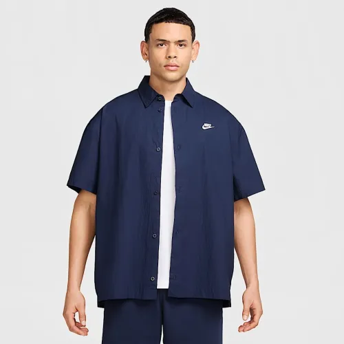 Nike Club чоловічі Short-Sleeve Button-Down Shirt блакитний