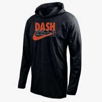 Houston Dash чоловічі Nike Soccer Long-Sleeve Hooded футболка колір чорний