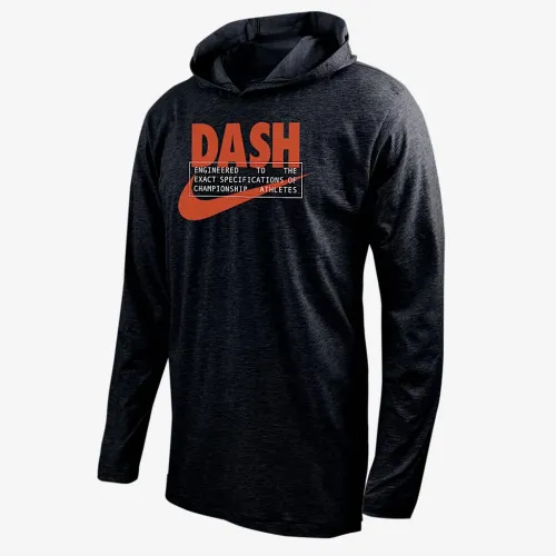 Houston Dash чоловічі Nike Soccer Long-Sleeve Hooded футболка колір чорний