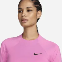 Nike Essential женская Long-Sleeve Hydroguard Swim Shirt Pink