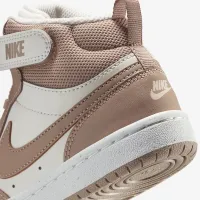Nike Court Borough Mid 2 Little дитячі Кросівки колір коричневий