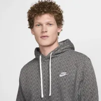 Nike Sportswear Club Fleece чоловічі Pullover Толстовка з капюшоном колір сірий