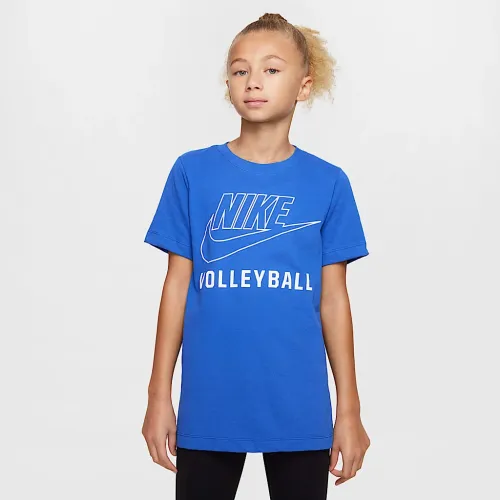 Nike Swoosh Big детские волейбольные футболка синий