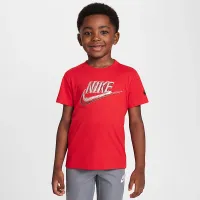 Nike Little дитячі Metallic Futura футболка колір червоний