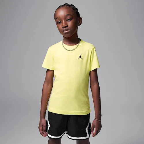 Nike Jordan Little детские Jumpman Air Embroideцвет красный футболка Yellow