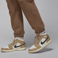 Nike Jordan Flight Fleece жіноча Pants колір коричневий