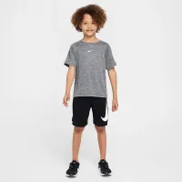 Nike Dri-FIT Little детские Multi Short Sleeve Top цвет черный