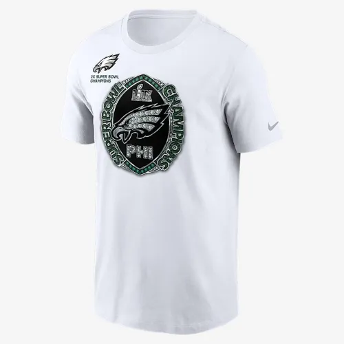 Philadelphia Eagles Super Bowl LIX Champions Multi Champs Ring чоловічі Nike NFL футболка колір білий