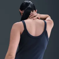 Nike Sportswear Chill Knit жіноча Tight Mini-Rib Tank Костюм блакитний