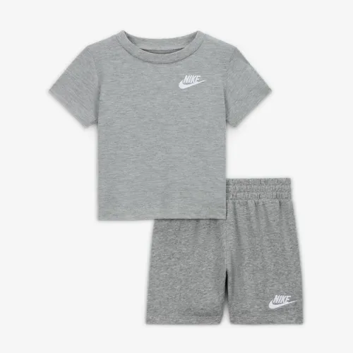 Nike Club Baby (12-24M) Knit шорти комплект колір сірий