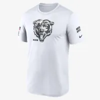 Chicago Bears Salute to Service Primary Edge Legend чоловічі Nike Dri-FIT NFL футболка колір білий