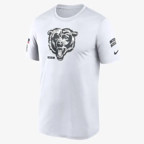 Chicago Bears Salute to Service Primary Edge Legend чоловічі Nike Dri-FIT NFL футболка колір білий