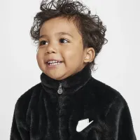 Nike Toddler Faux Fur Куртка цвет черный