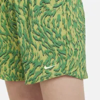 Nike One Big дитячі (Girls') Woven З високою талією шорти колір зелений