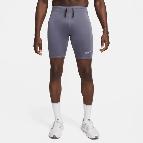 Nike Fast мужские Dri-FIT Brief-Lined Running 1/2-Length Tights цвет серый