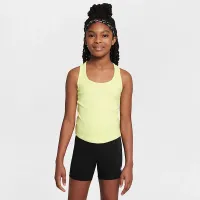 Nike One Fitted Big дитячі (Girls') Dri-FIT Tank Yellow