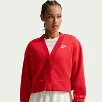 Nike Sportswear Club Fleece женская Loose Cardigan цвет красный
