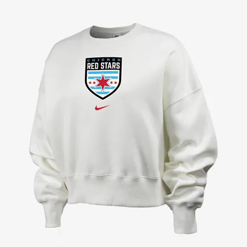 Chicago цвет красный Stars Phoenix Fleece женская Nike NWSL Crew-Neck свитшот цвет белый