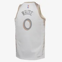Coby цвет белый Chicago Bulls 2024/25 City Edition Big детские Nike Dri-FIT NBA Swingman Jersey цвет белый
