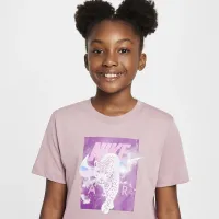 Nike Sportswear Big дитячі футболка колір фіолетовий