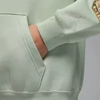 Nike Jordan Brooklyn Fleece женская Pullover Толстовка с капюшоном цвет зеленый