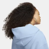 Nike Sportswear Phoenix Fleece женская оверсайз Full-Zip Толстовка с капюшоном синий