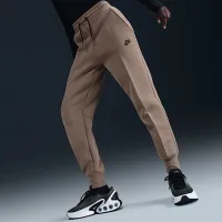 Nike Sportswear Tech Fleece жіноча Mid-Rise Joggers колір коричневий