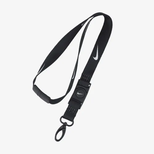 Nike Premium Lanyard колір чорний