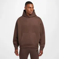 Nike Tech Reimagined чоловічі Fleece Толстовка з капюшоном колір коричневий