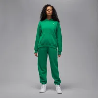 Nike Jordan Brooklyn Fleece женская Pullover Толстовка с капюшоном цвет зеленый