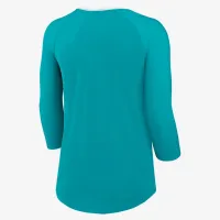 Miami Dolphins женская Nike NFL 3/4-Sleeve футболка синий
