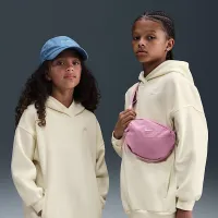Nike Sportswear Club Fleece Big детские оверсайз Pullover Толстовка с капюшоном цвет коричневый