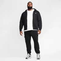 Nike Club чоловічі Full-Zip Fleece Толстовка з капюшоном колір чорний