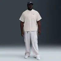 Nike SB Dri-FIT Woven Short-Sleeve Bowler Shirt колір білий