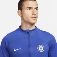 Chelsea FC Strike мужские Nike Dri-FIT Soccer Track Куртка синий