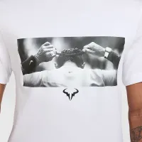 Rafael Nadal мужские Nike Tennis футболка цвет белый
