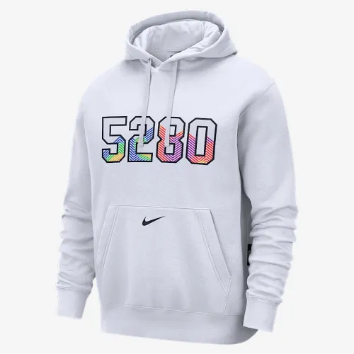Denver Nuggets Club City Edition чоловічі Nike NBA Fleece Pullover Толстовка з капюшоном колір білий