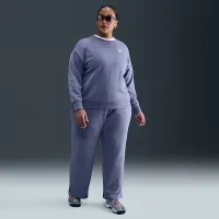 Nike Sportswear Club Fleece женская Loose Crew-Neck свитшот (большие размеры) синий