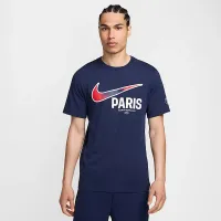 Paris Saint-Germain Swoosh чоловічі Nike Soccer футболка блакитний