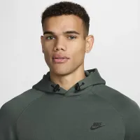 Nike Sportswear Tech Fleece мужские Pullover Толстовка с капюшоном цвет зеленый